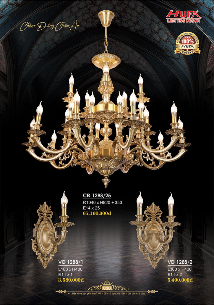 Bảng giá đèn trang trí HUFA